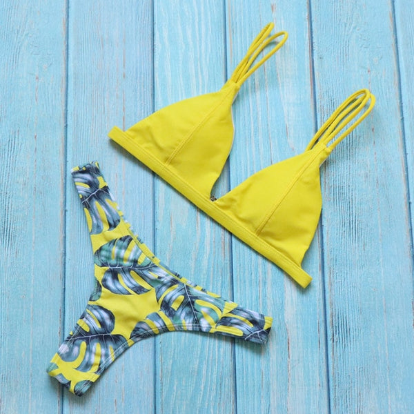 Riseado New Brazilian Bikini Set Sexy Thong Swimwear Women Strap Swimsuit biquini Bathing Suits Beachwear Micro Bikinis 2019