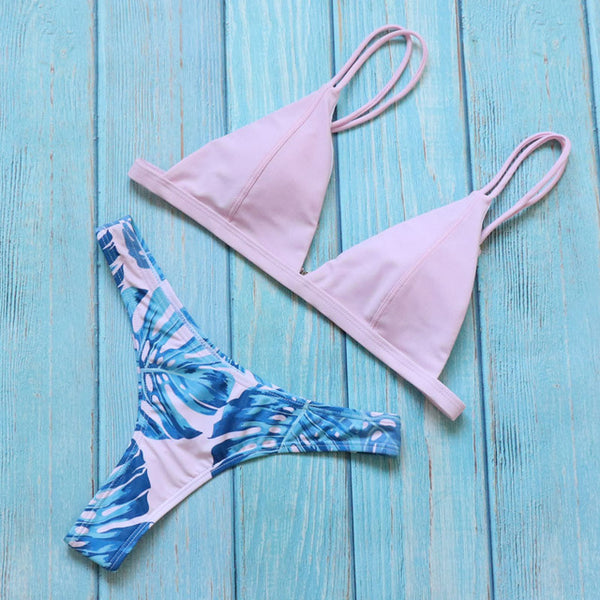 Riseado New Brazilian Bikini Set Sexy Thong Swimwear Women Strap Swimsuit biquini Bathing Suits Beachwear Micro Bikinis 2019